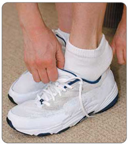 Tight or improperly fitted footwear can cause bursitis