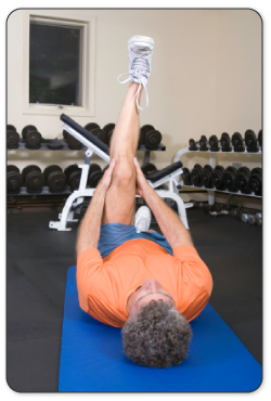 After your tissue is warmed up your PT will guide you through stretches to improve mobility.