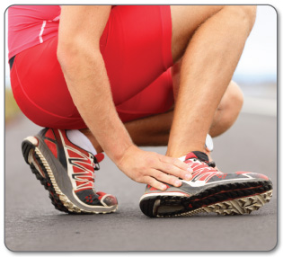 Calcaneal (heel) or Achilles bursitis can be very painful