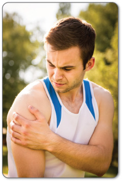 Use ice and heat to deal with bursitis pain.